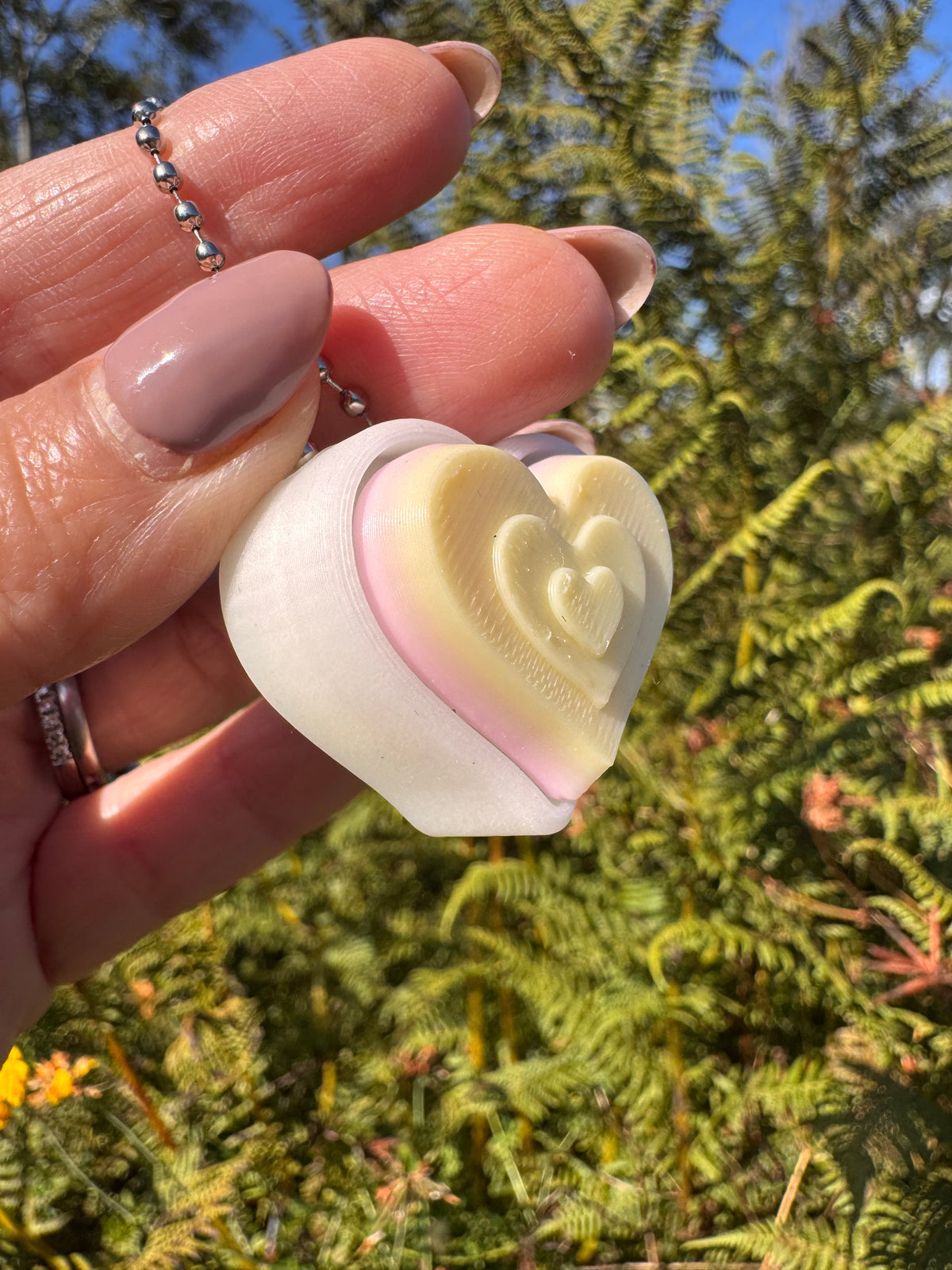 Heart Clicker Keychain