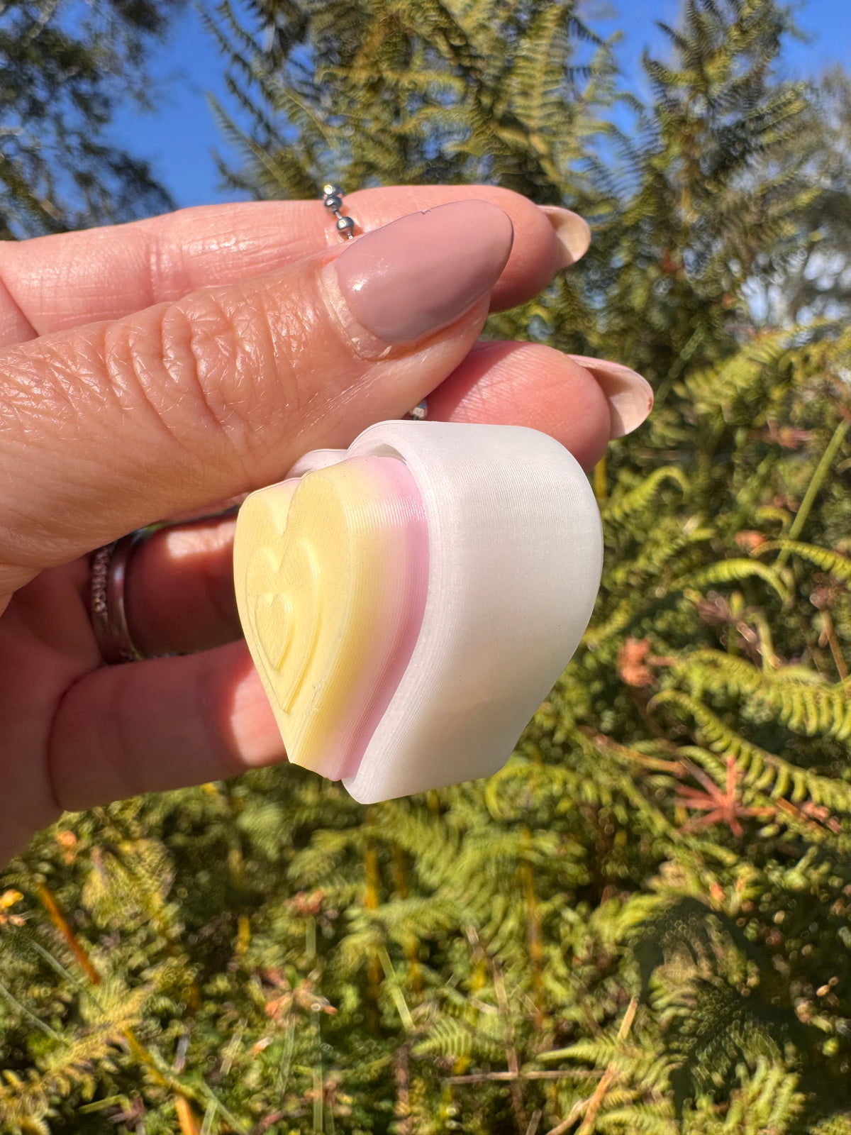 Heart Clicker Keychain