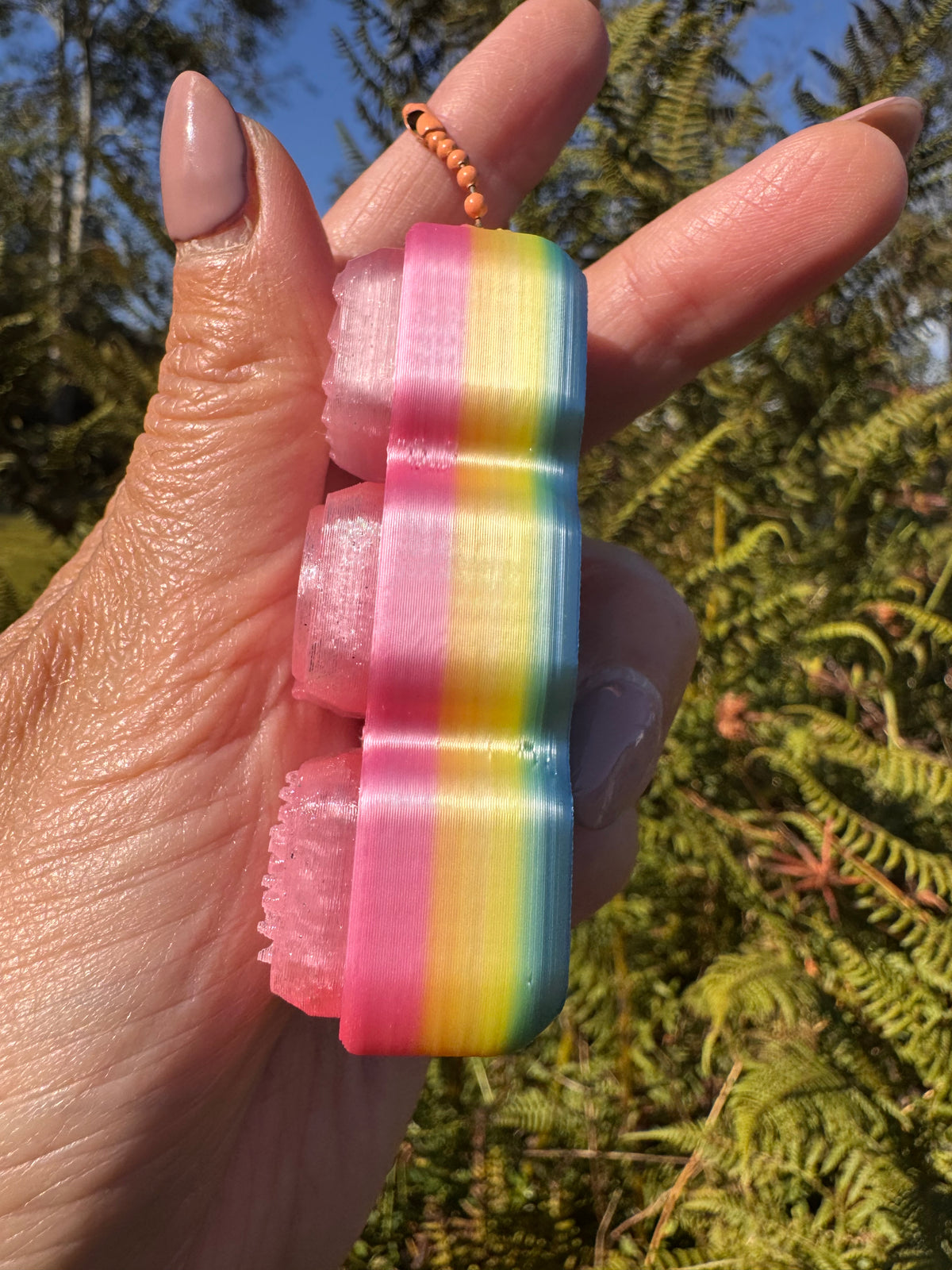 Fidget Texture Clicker Keychains
