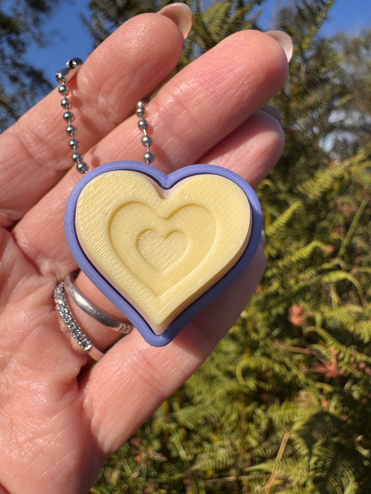 Heart Clicker Keychain