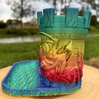 Castle and Dragon Desk Organizer