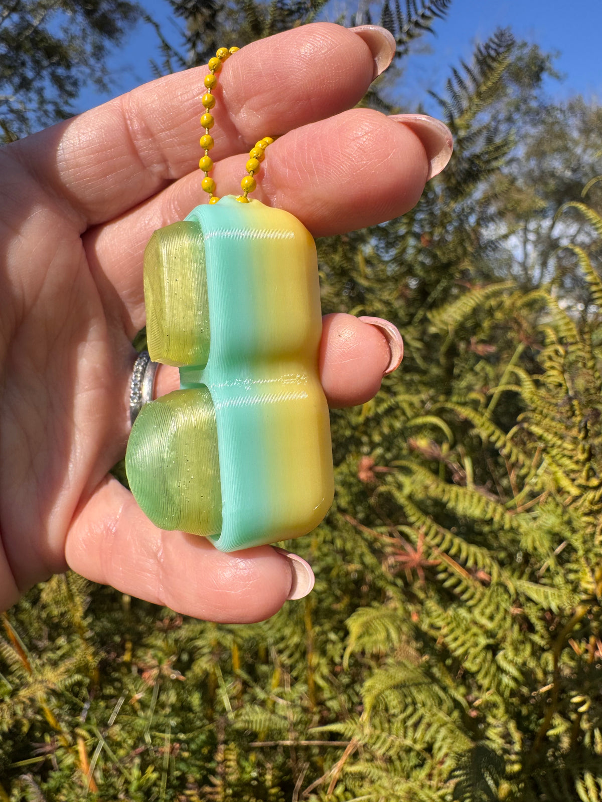 Fidget Texture Clicker Keychains
