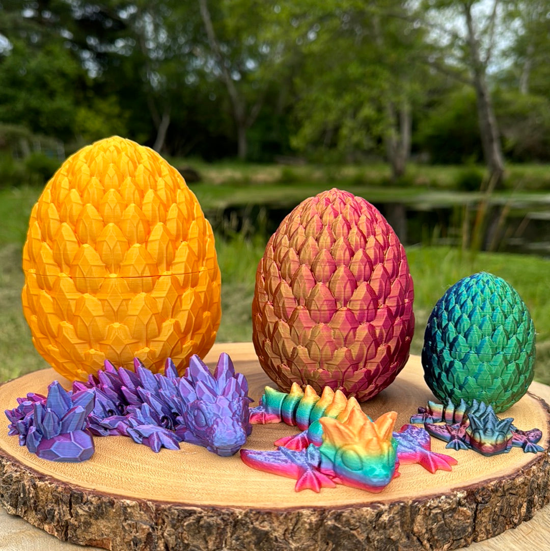 Small Dragon Egg with Tiny Wyvern